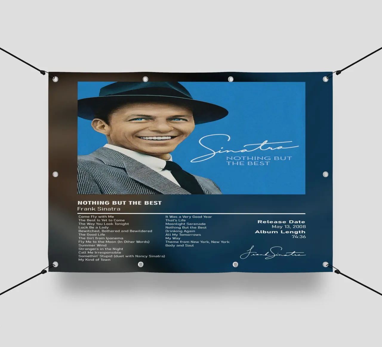 Nothing But the Best (2008) by Frank Sinatra telo in pvc da DGUnder