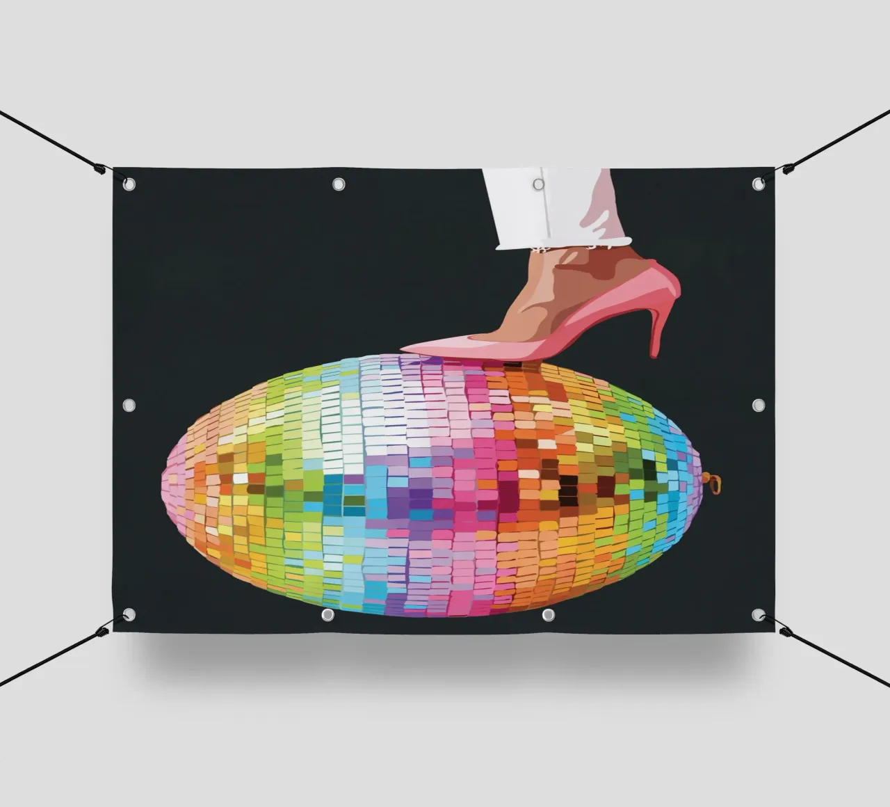 Lights of the Disco 1 telo in pvc da Nadjaa
