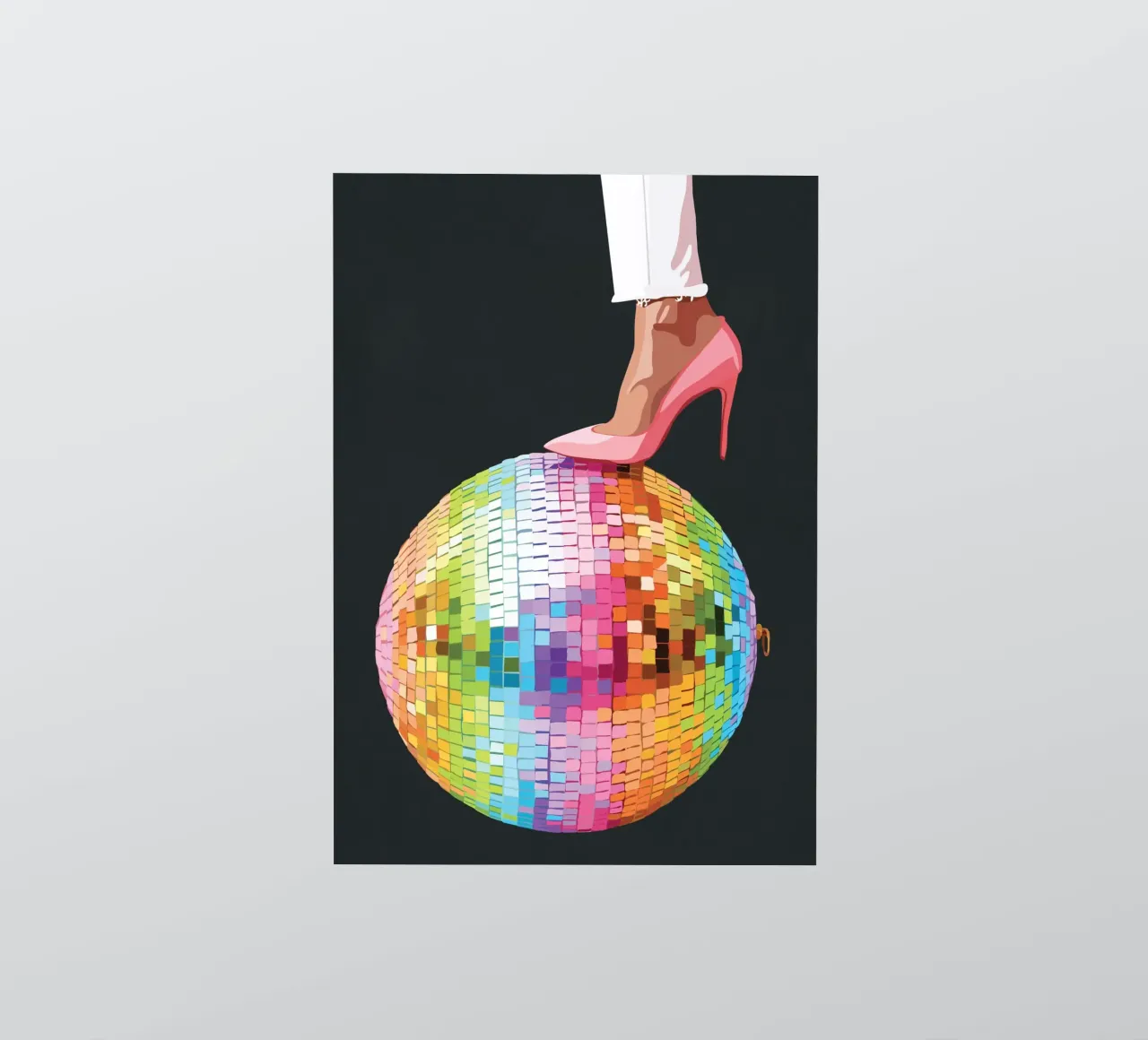 Lights of the Disco 1 Sticker von Nadjaa