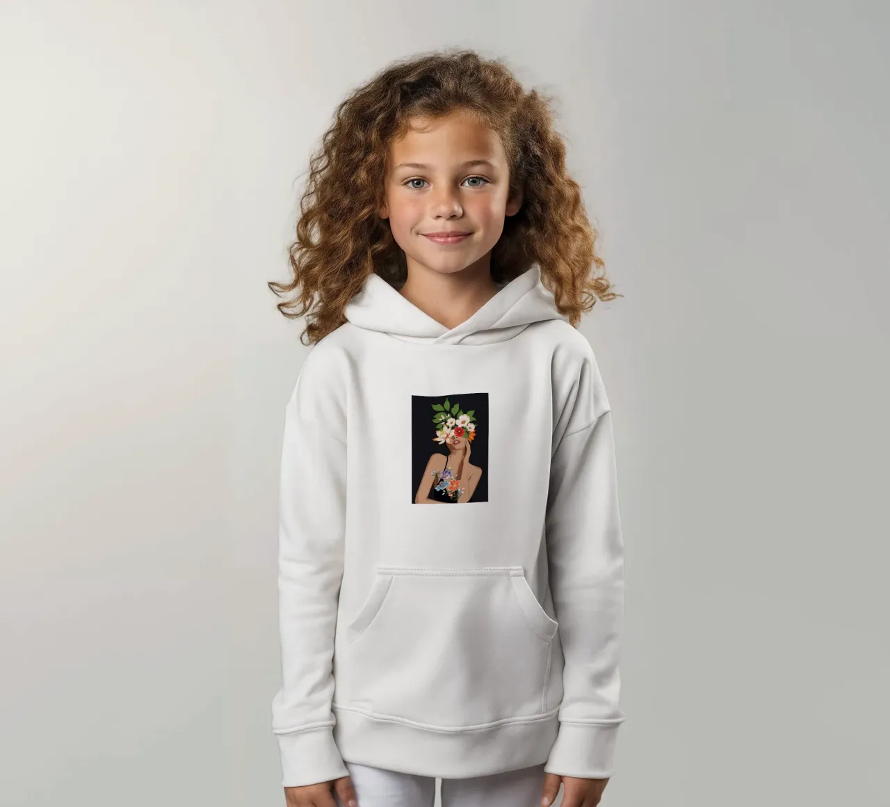 Bloom 1 felpa bambino con cappuccio da Nadjaa