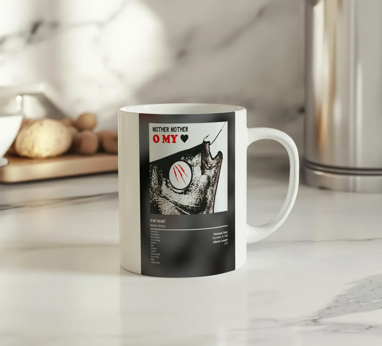 O My Heart  by Mother Mother tazza in ceramica da DGUnder