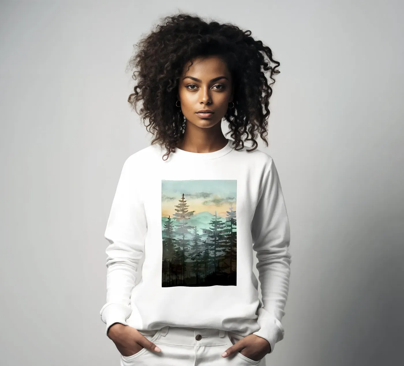 Pine Trees felpa da Nadjaa