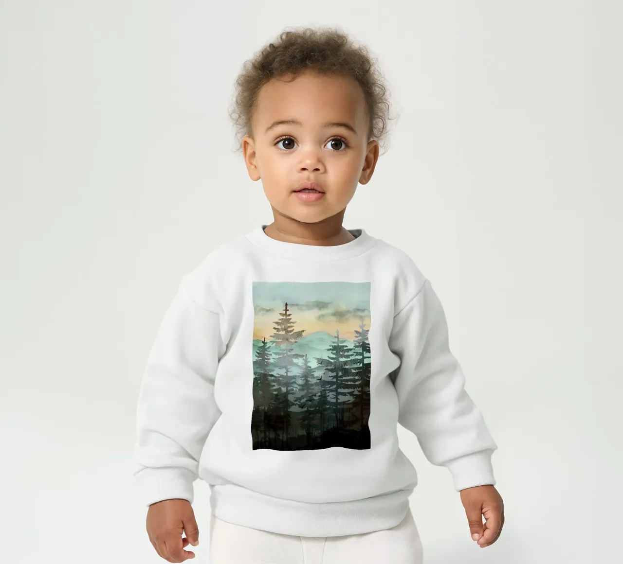 Pine Trees felpa neonato da Nadjaa