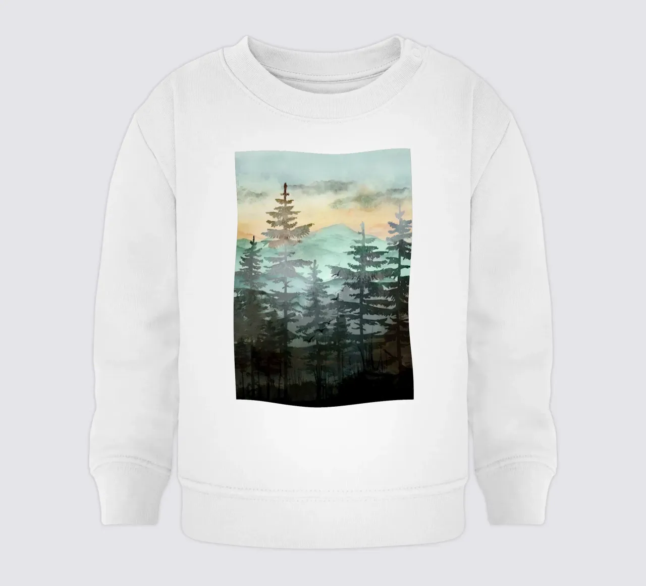 Pine Trees felpa neonato da Nadjaa
