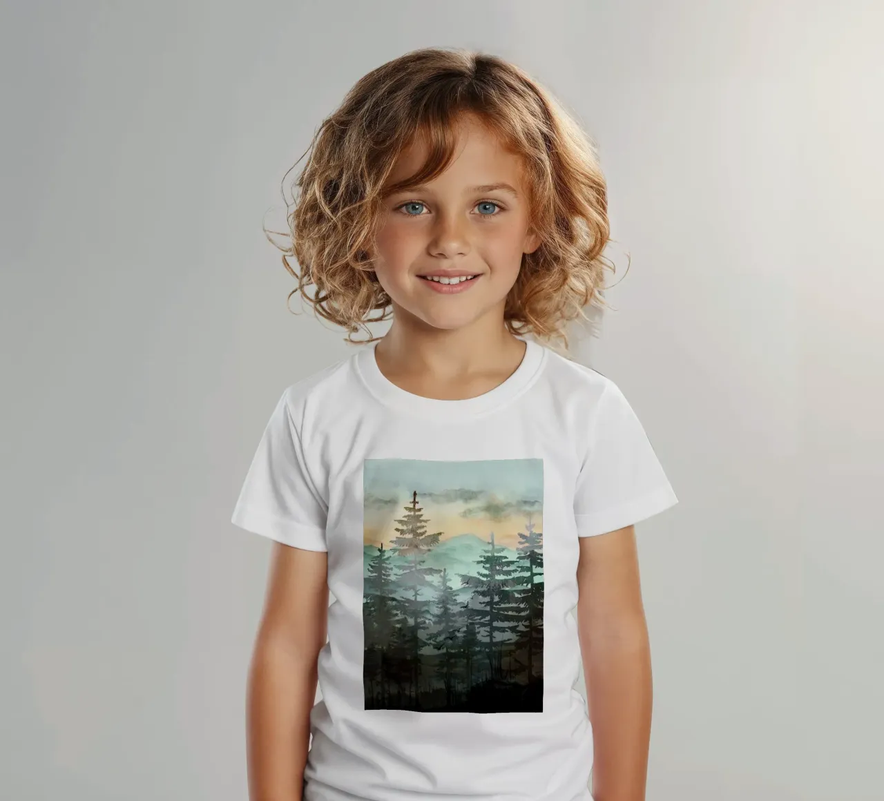 Pine Trees t-shirt bambini da Nadjaa