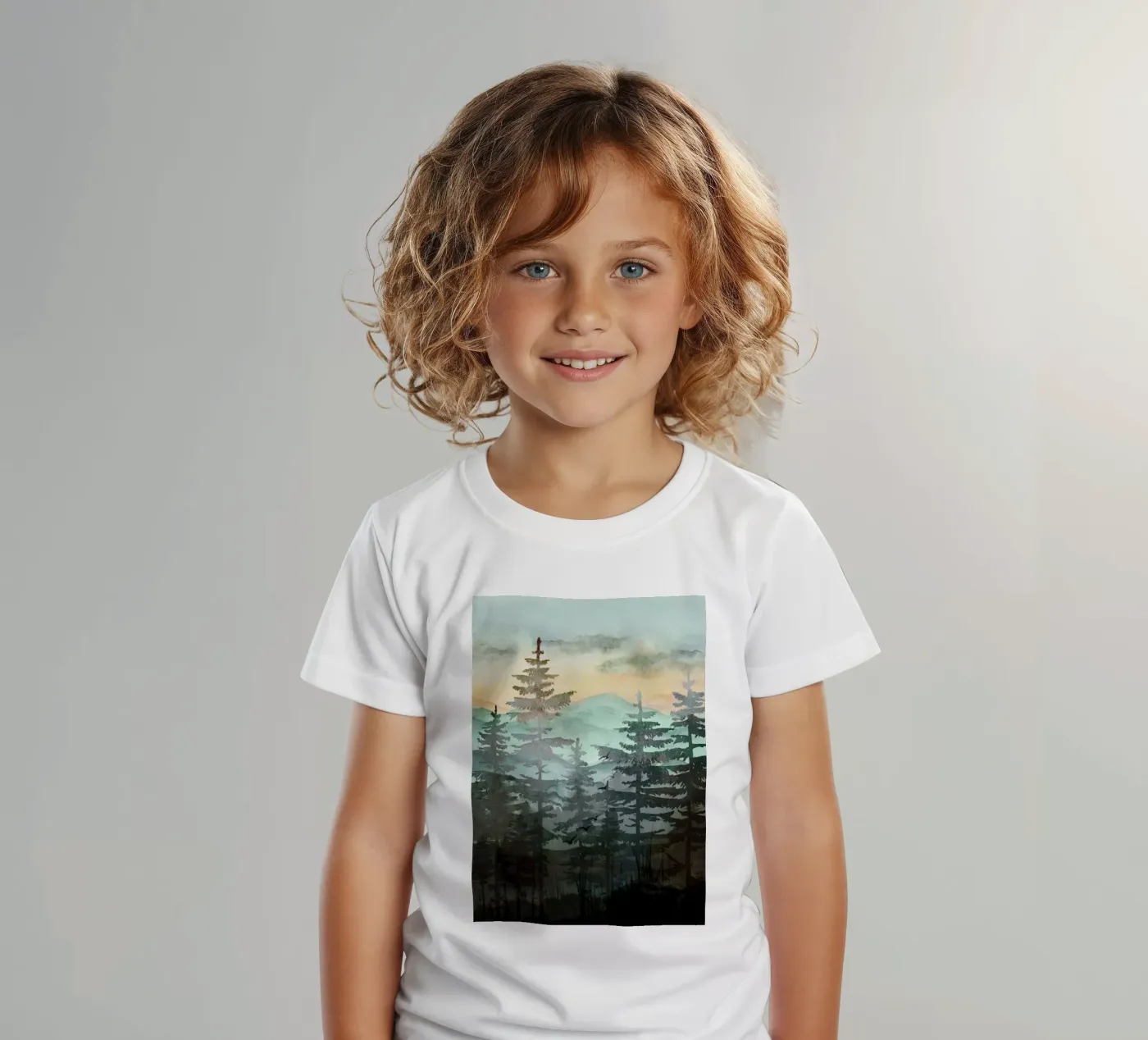 Pine Trees t-shirt bambini da Nadjaa