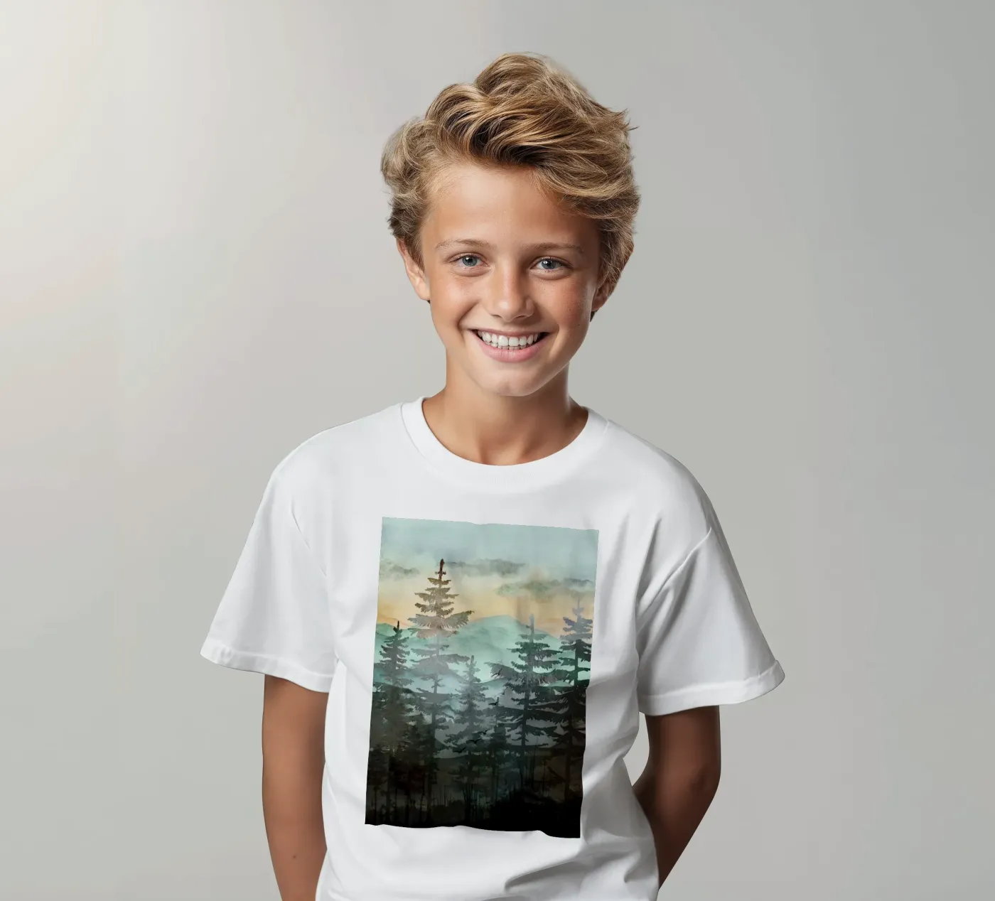 Pine Trees t-shirt bambini da Nadjaa