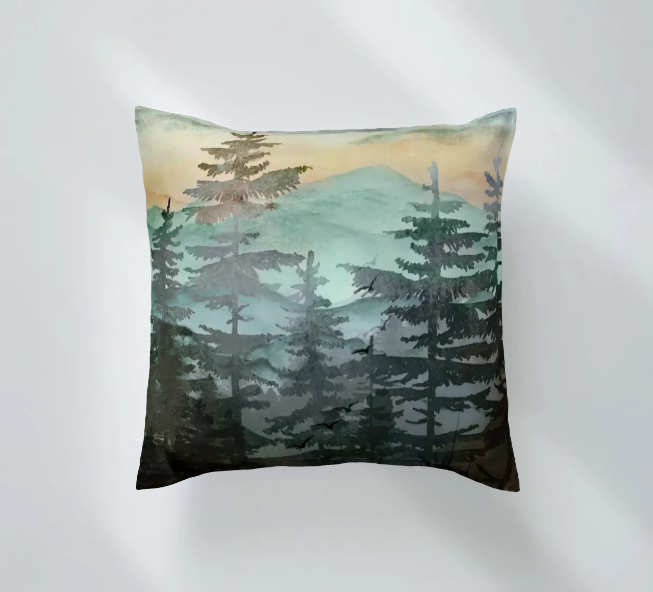 Pine Trees cuscino da Nadjaa