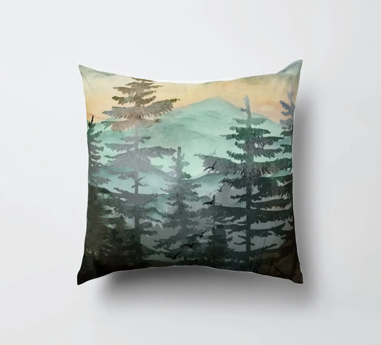 Pine Trees cuscino da Nadjaa