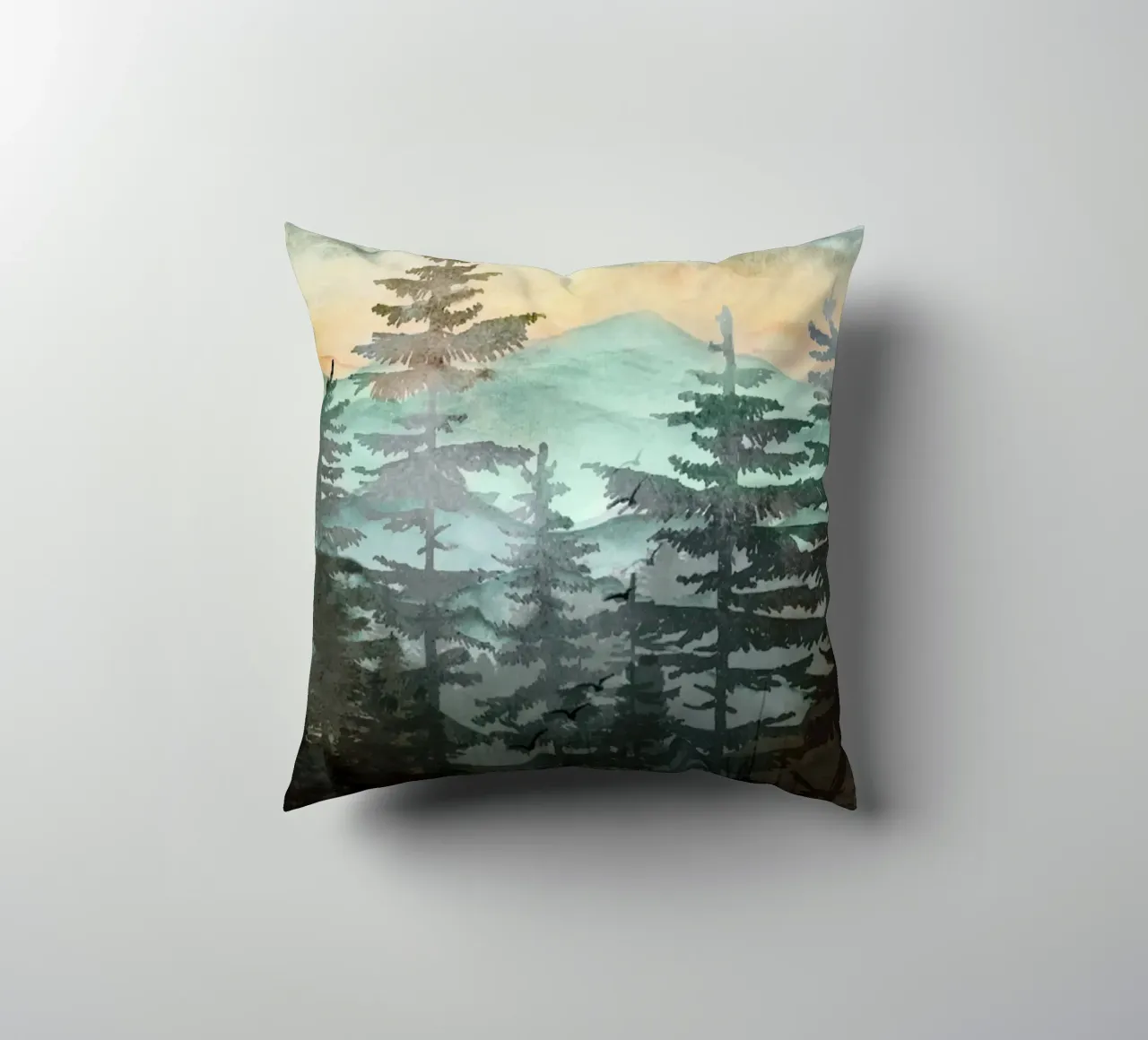 Pine Trees cuscino da Nadjaa