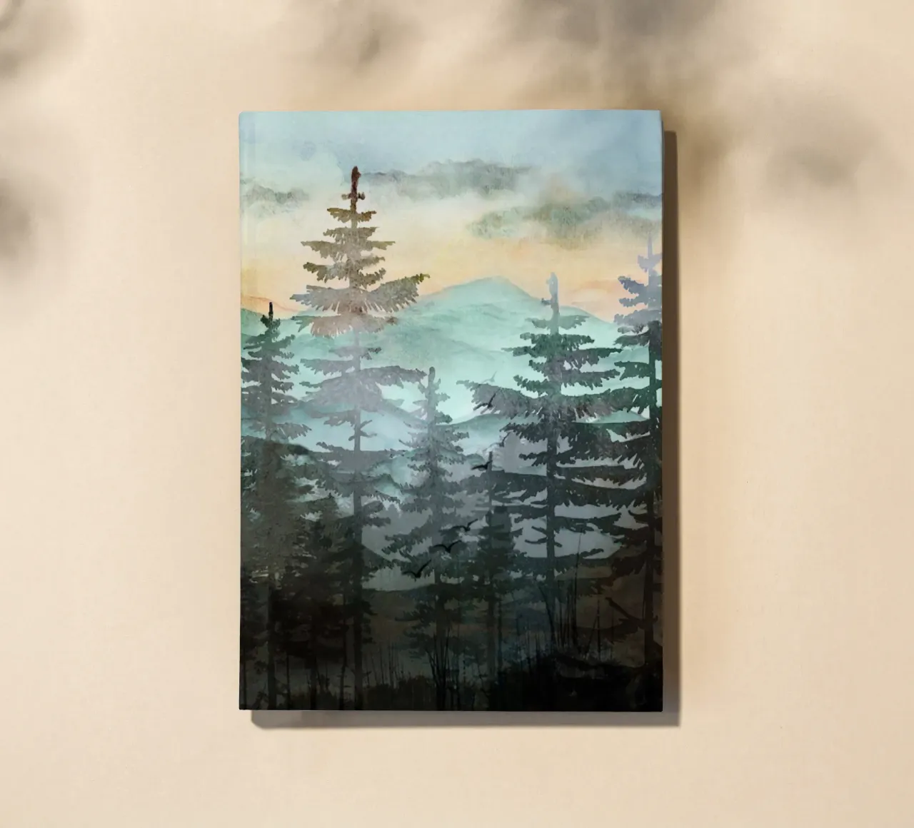 Pine Trees notebook by Nadjaa