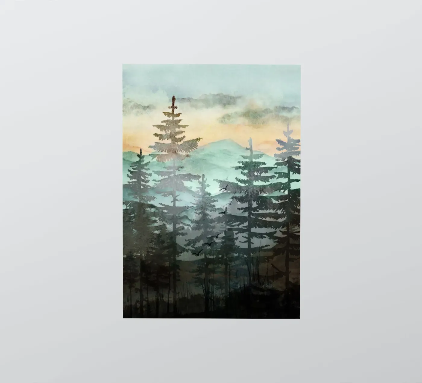 Pine Trees Sticker von Nadjaa