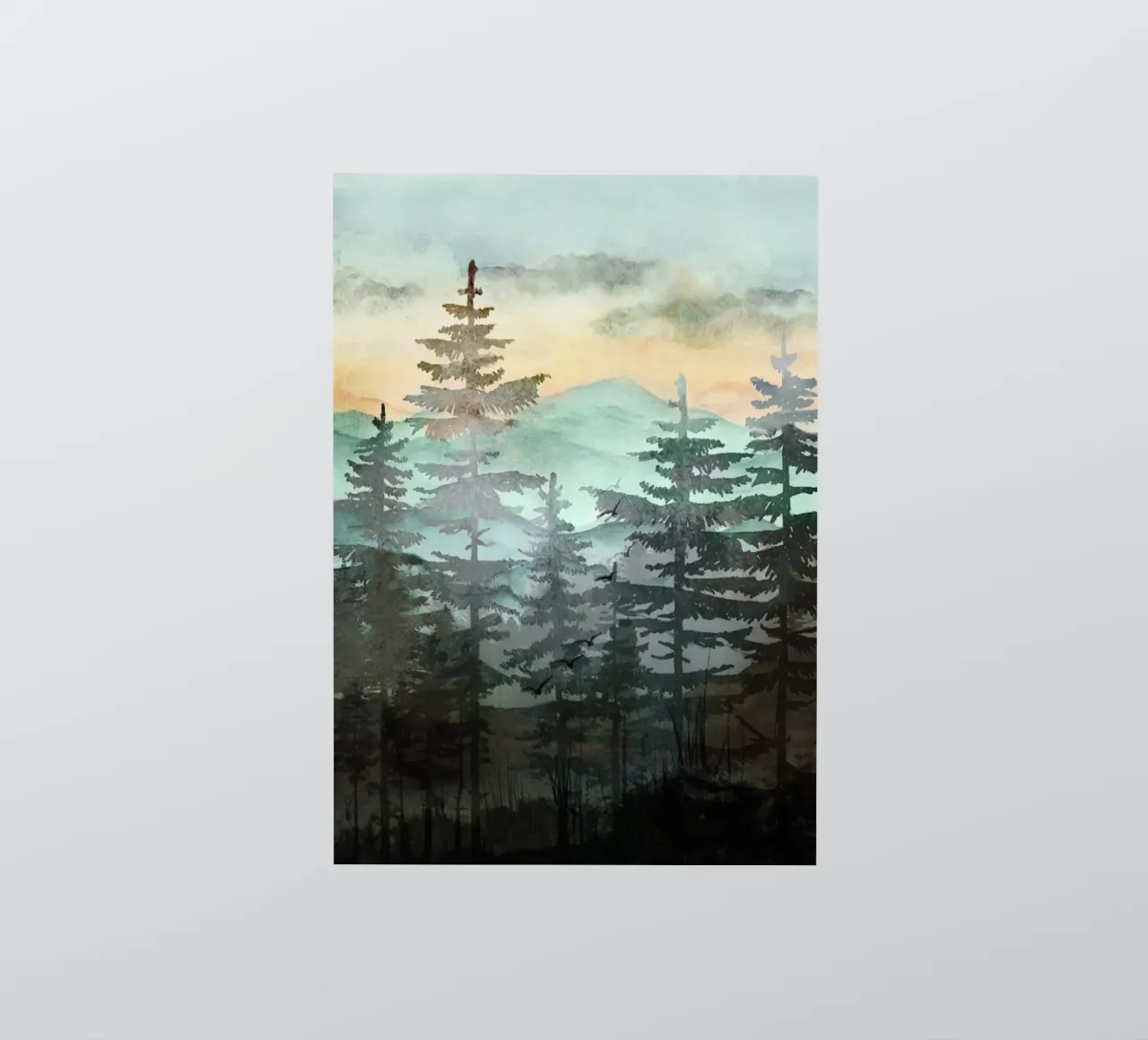 Pine Trees sticker by Nadjaa