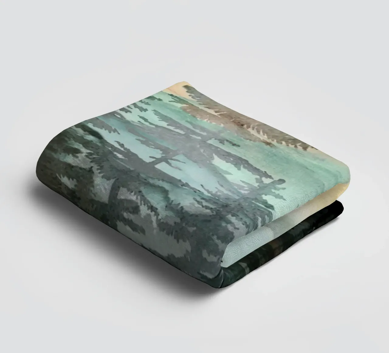 Pine Trees towel by Nadjaa