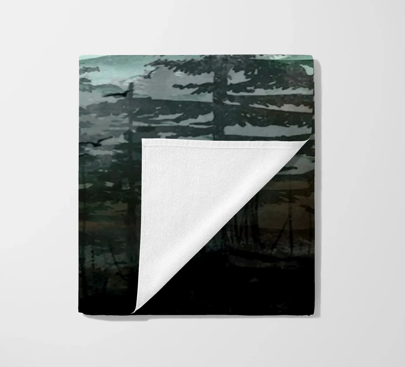 Pine Trees beach towel by Nadjaa