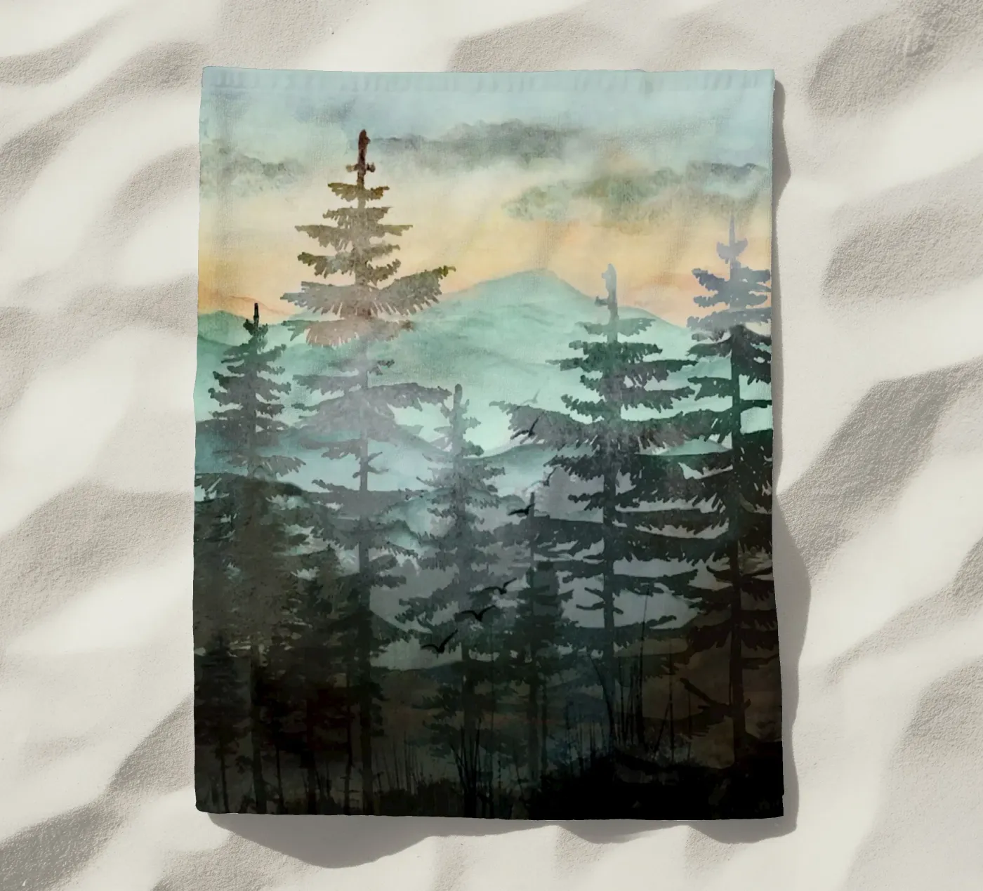 Pine Trees serviette de plage de Nadjaa