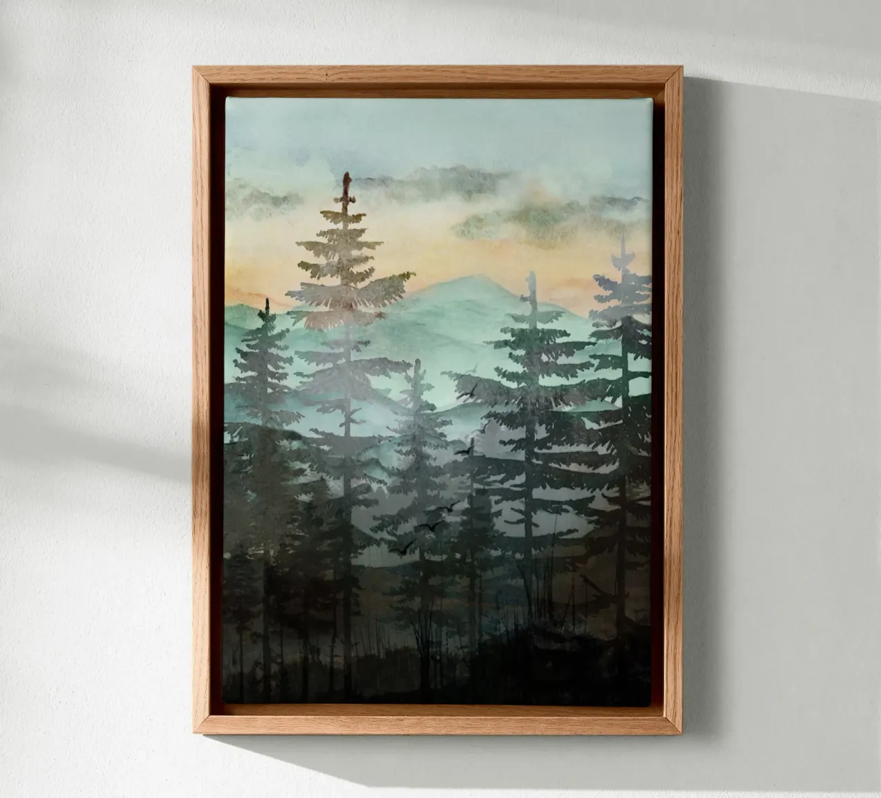 Pine Trees tela da Nadjaa