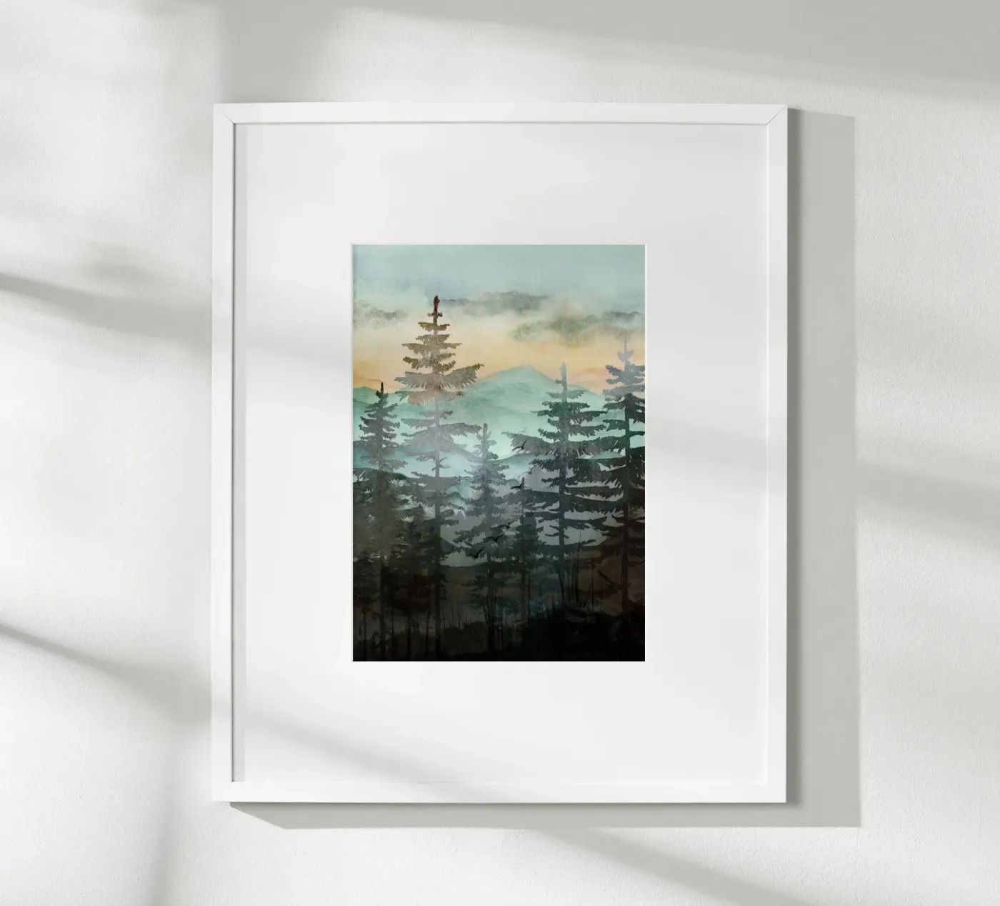 Pine Trees Poster von Nadjaa