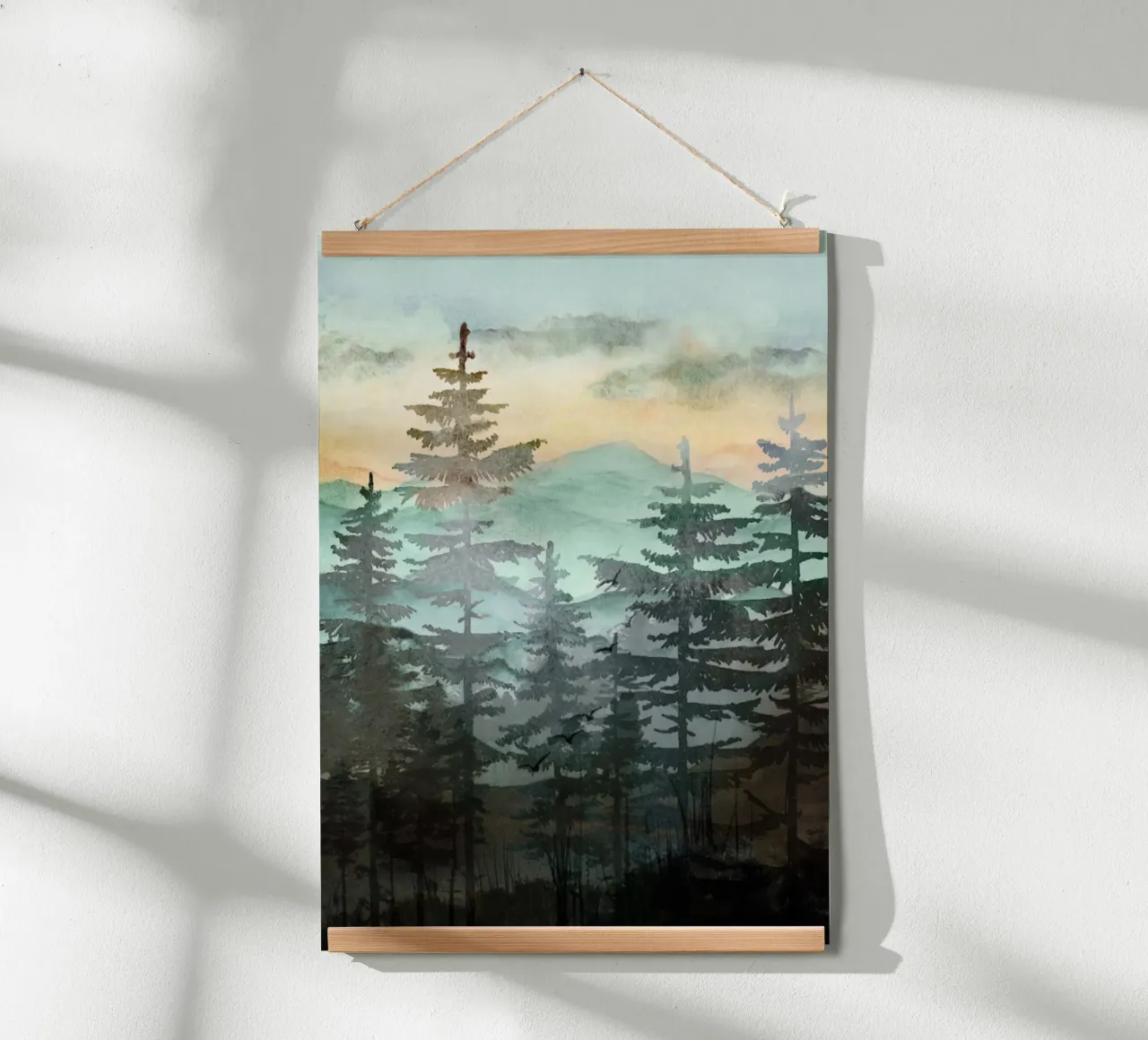 Pine Trees carta hahnemühle da Nadjaa