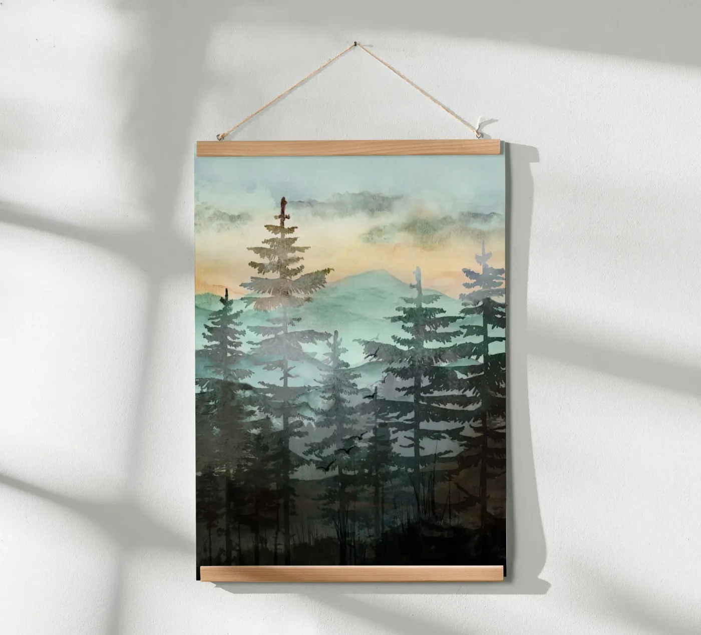 Pine Trees Poster von Nadjaa