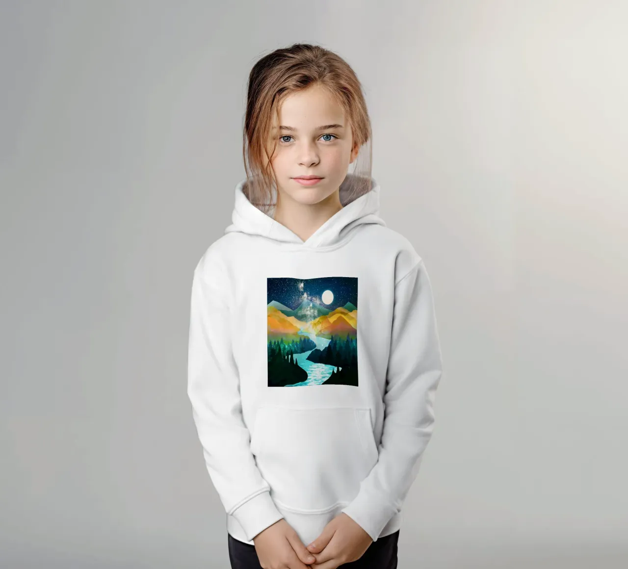 Under the Starlight felpa bambino con cappuccio da Nadjaa