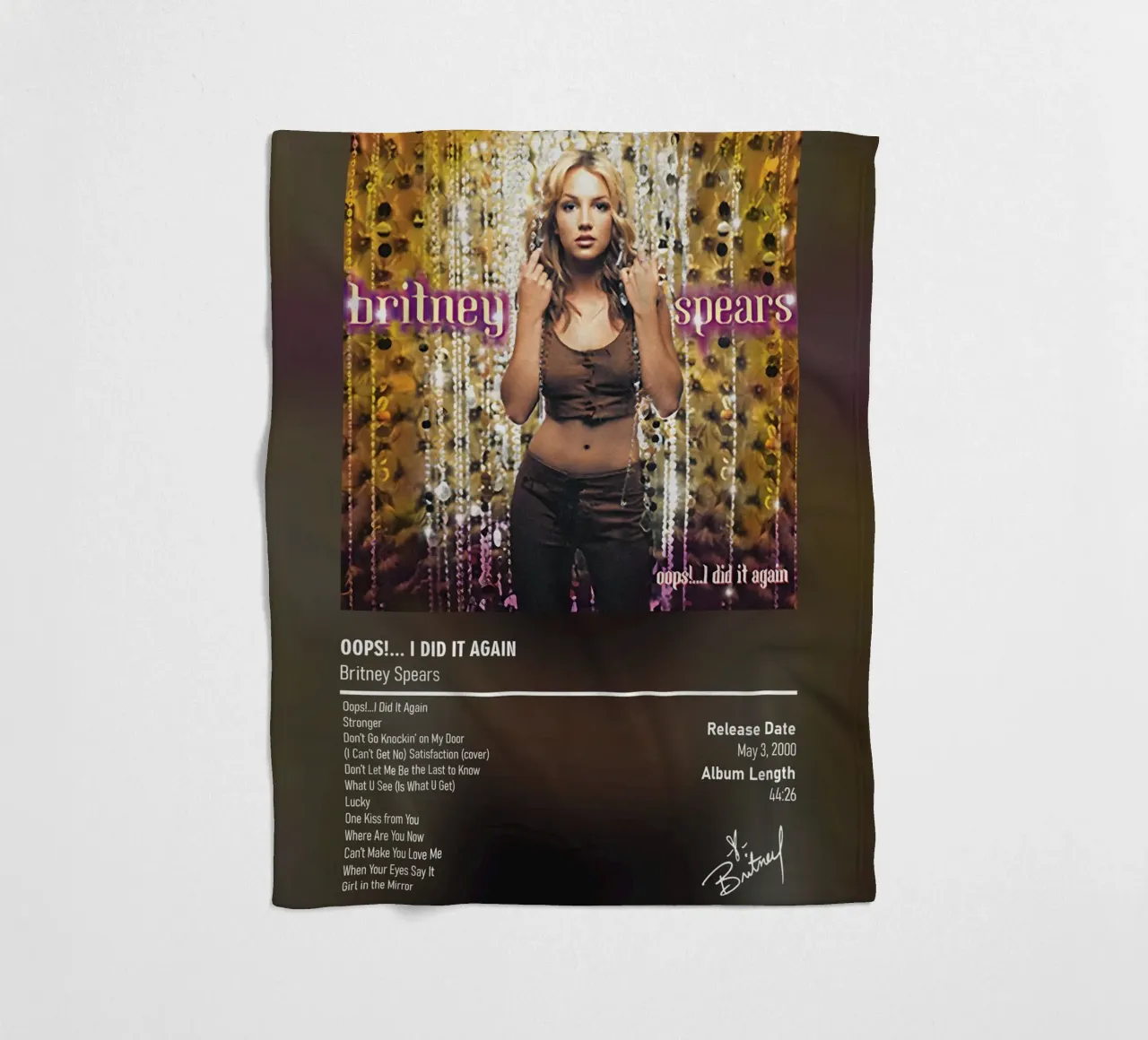 Oops!... I Did It Again by Britney Spears coperta in pile da DGUnder