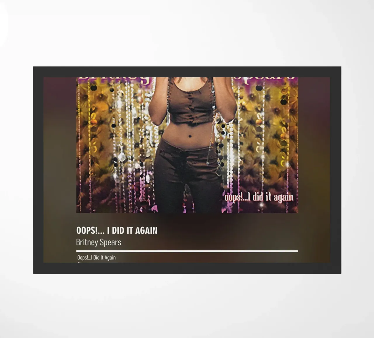 Oops!... I Did It Again by Britney Spears zerbino da DGUnder