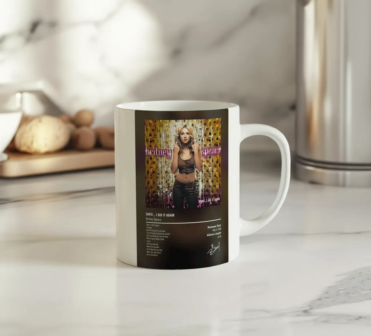 Oops!... I Did It Again by Britney Spears tazza in ceramica da DGUnder