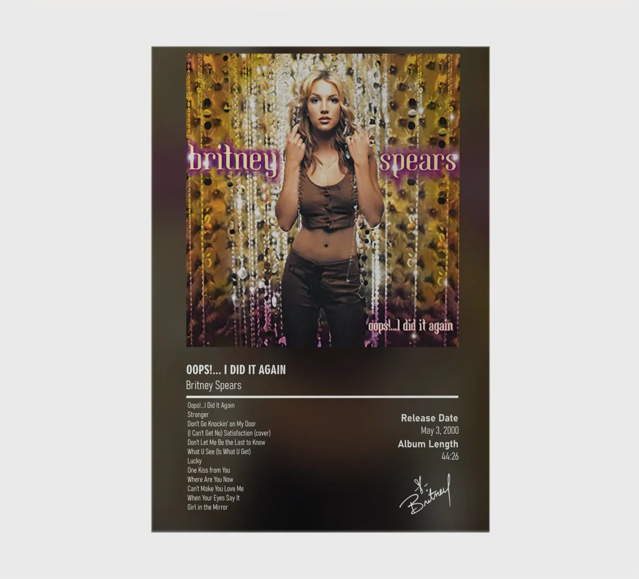 Oops!... I Did It Again by Britney Spears diario da DGUnder