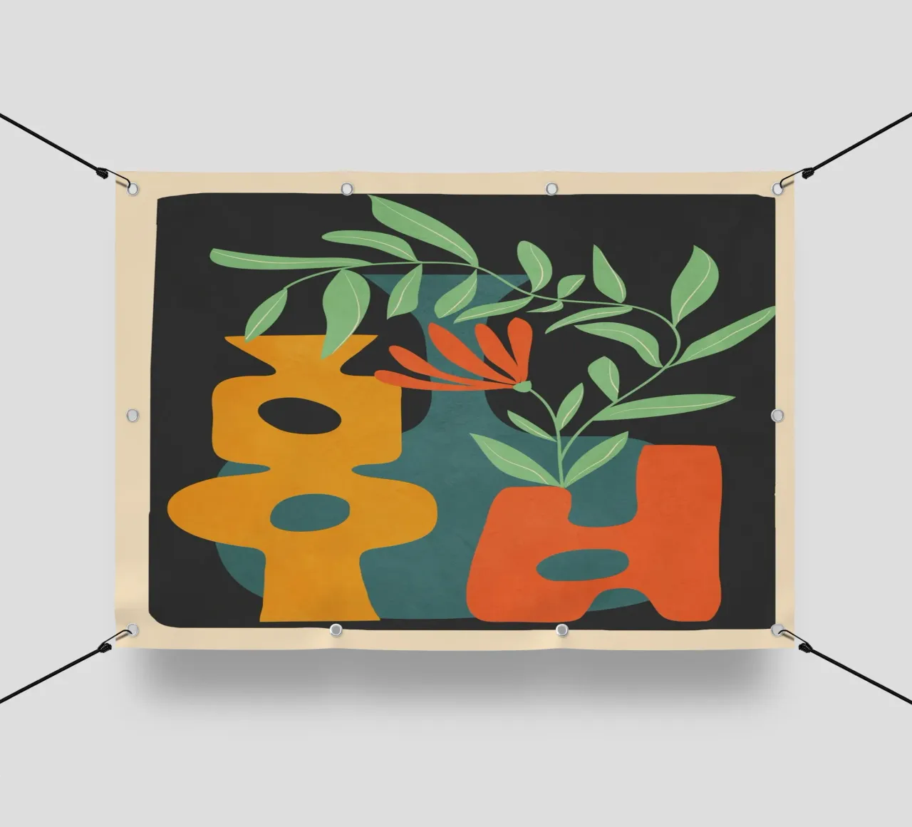 Shapes in Bloom 4 telo in pvc da cityart