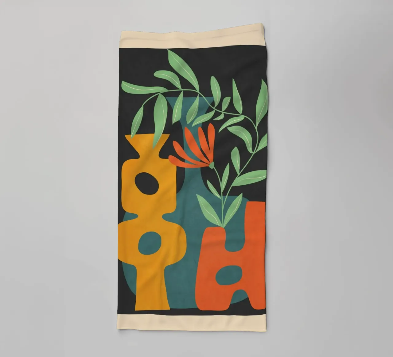 Shapes in Bloom 4 asciugamano da bagno da cityart