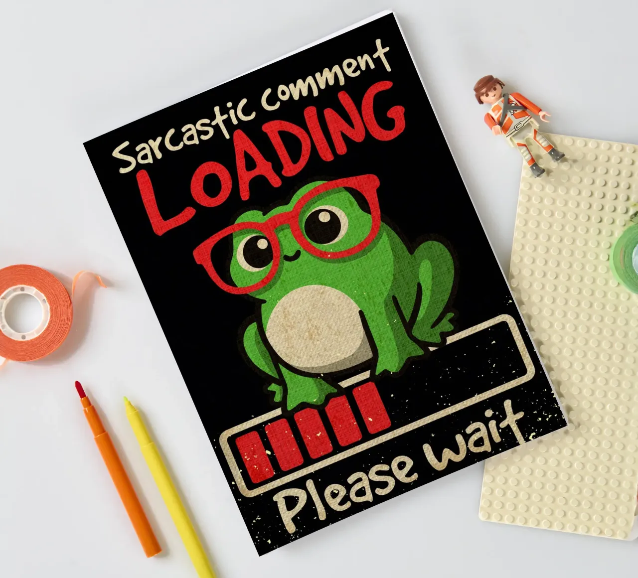 Sarcastic comment loading notebook by Andrew S Morrison