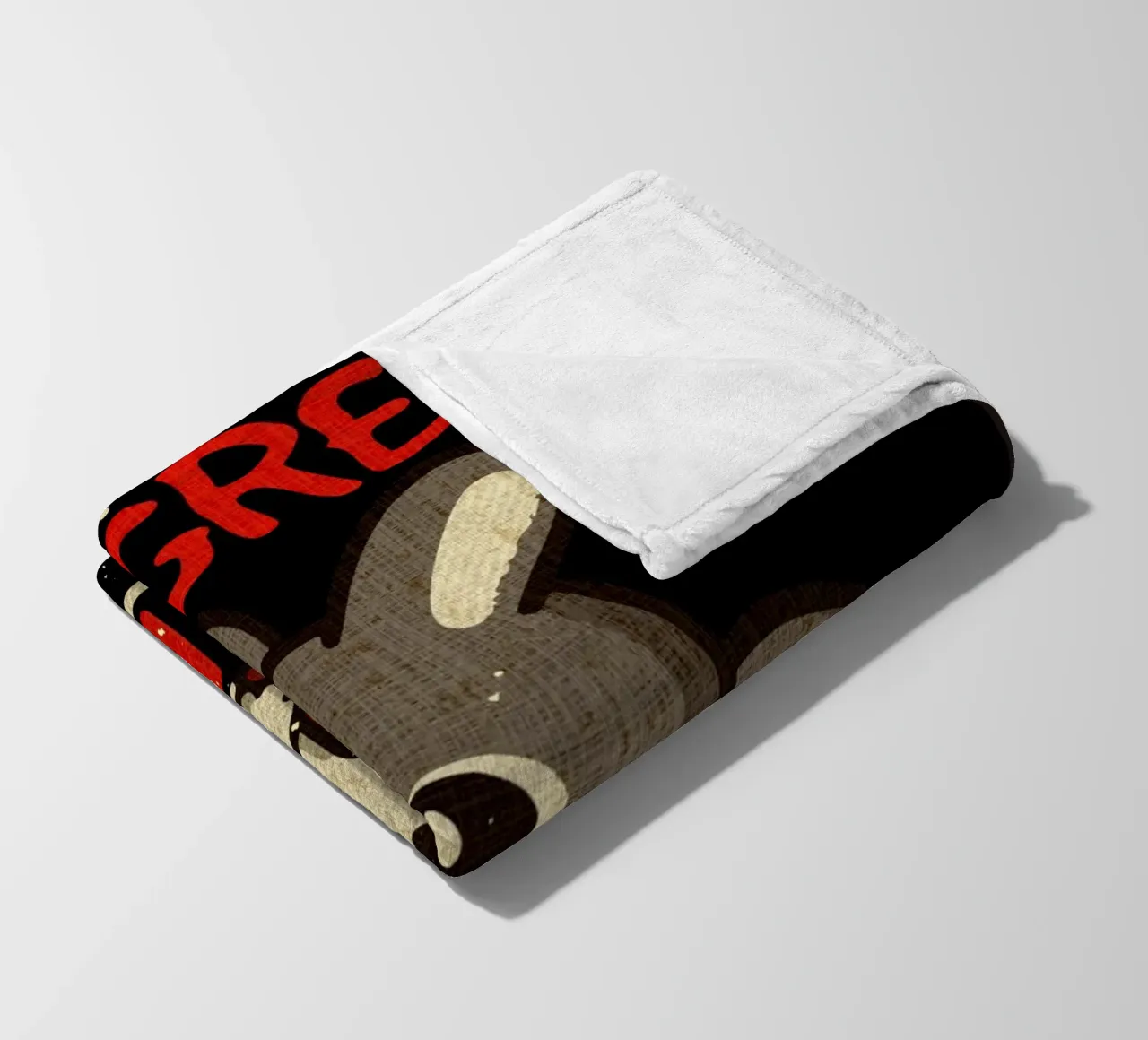 Procrastination in progres fleece blanket by Andrew S Morrison