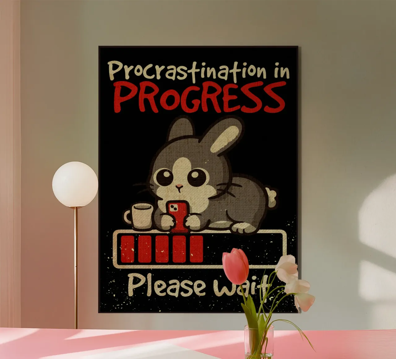 Procrastinazione in corso alluminio dibond da Andrew S Morrison
