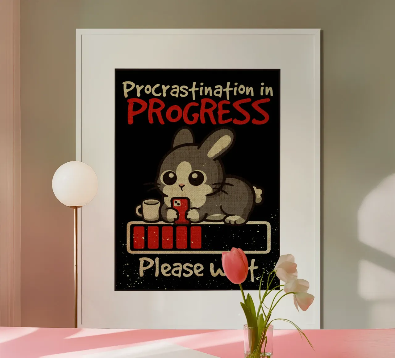 Procrastinación en progresión hahnemühle de Andrew S Morrison