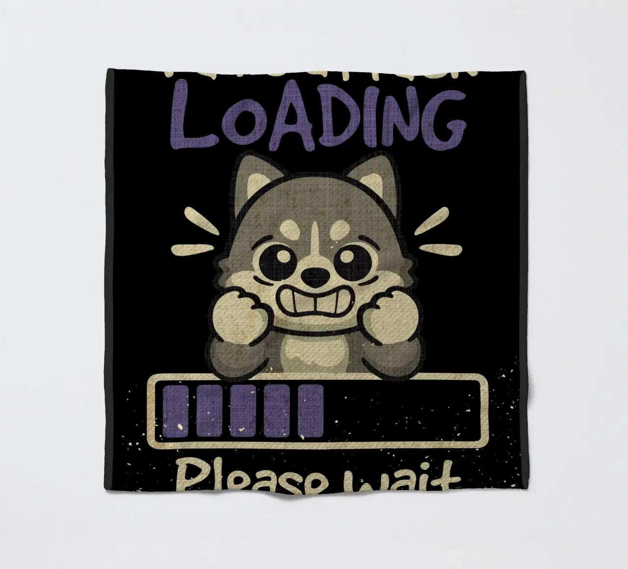 Panic attack loading fleece blanket by Andrew S Morrison