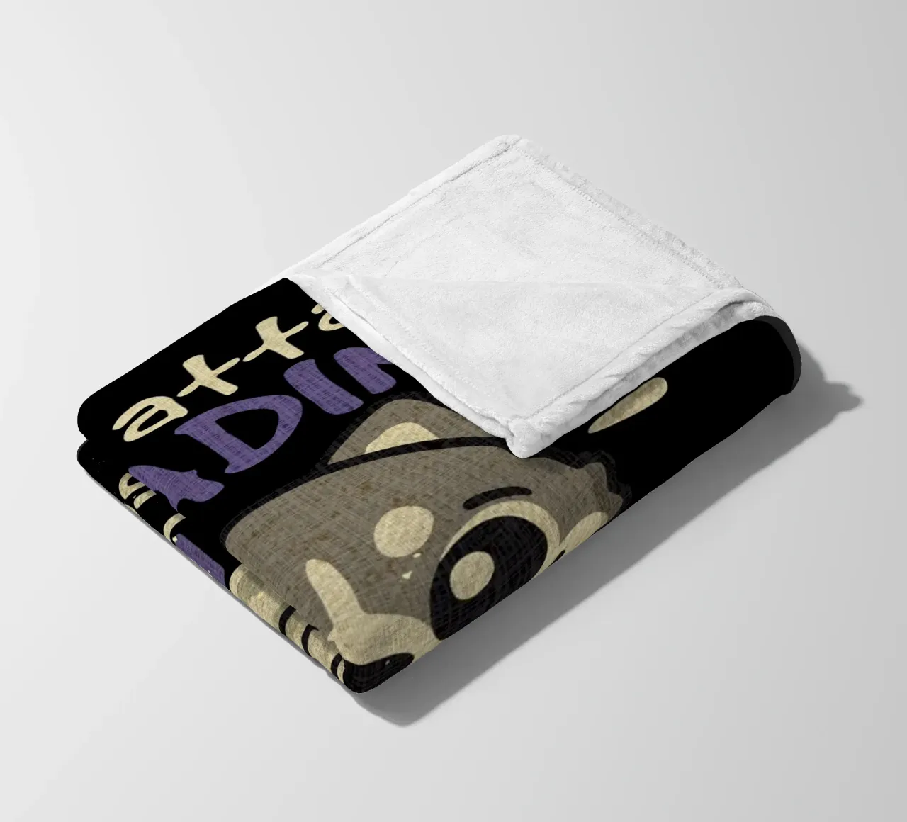 Panic attack loading fleece blanket by Andrew S Morrison