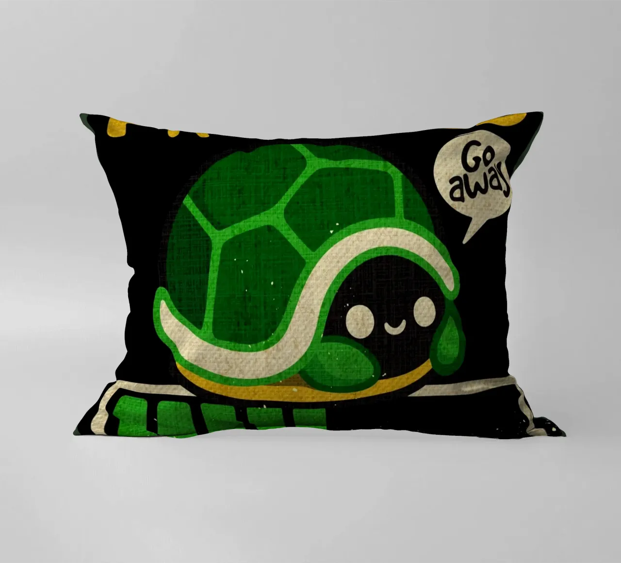 Introverting in progress decorative cushion by Andrew S Morrison