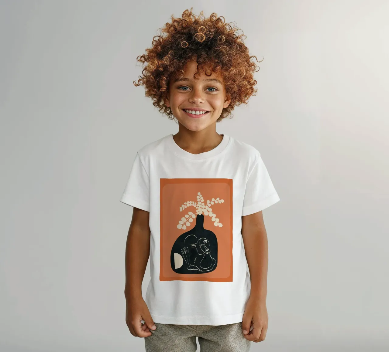 Vase Decoration Design 1 Kinder T-Shirt von cityart