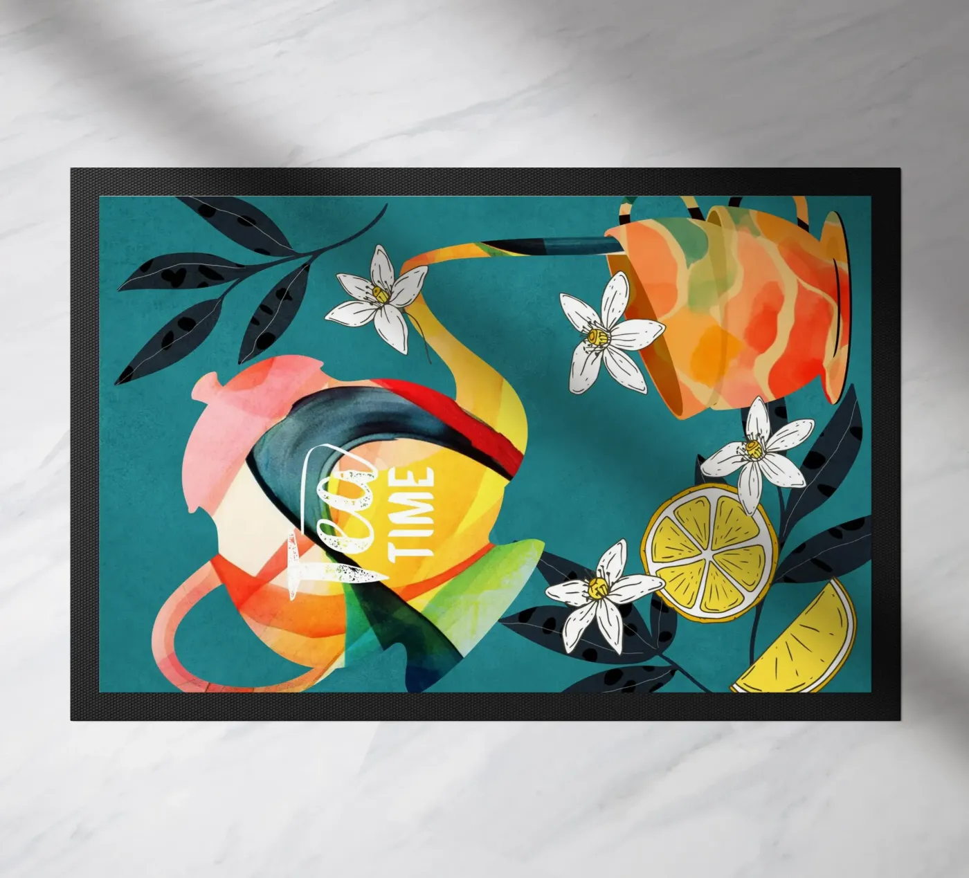 Tea Time deurmat van cityart