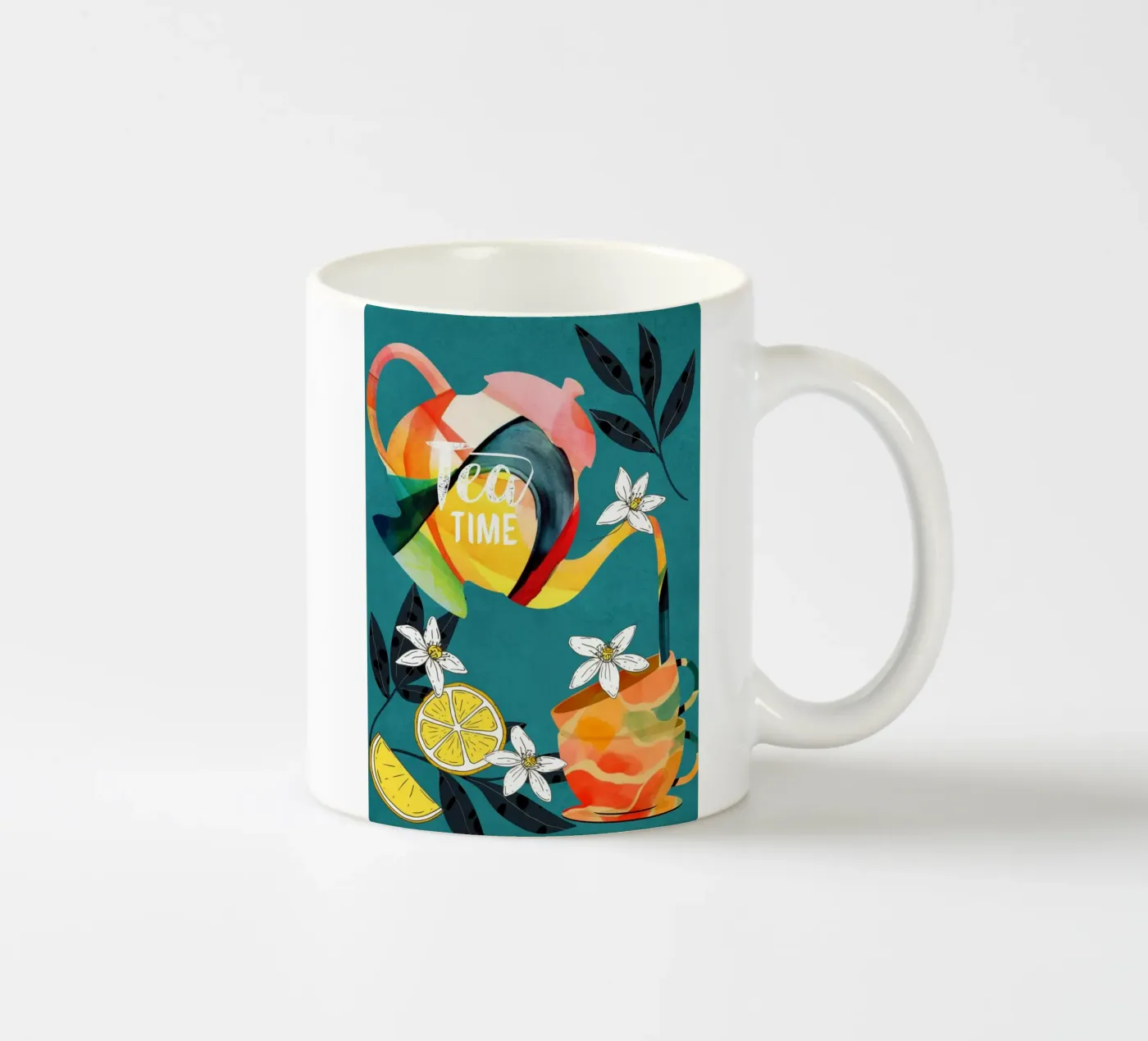 Tea Time ceramic mug by cityart