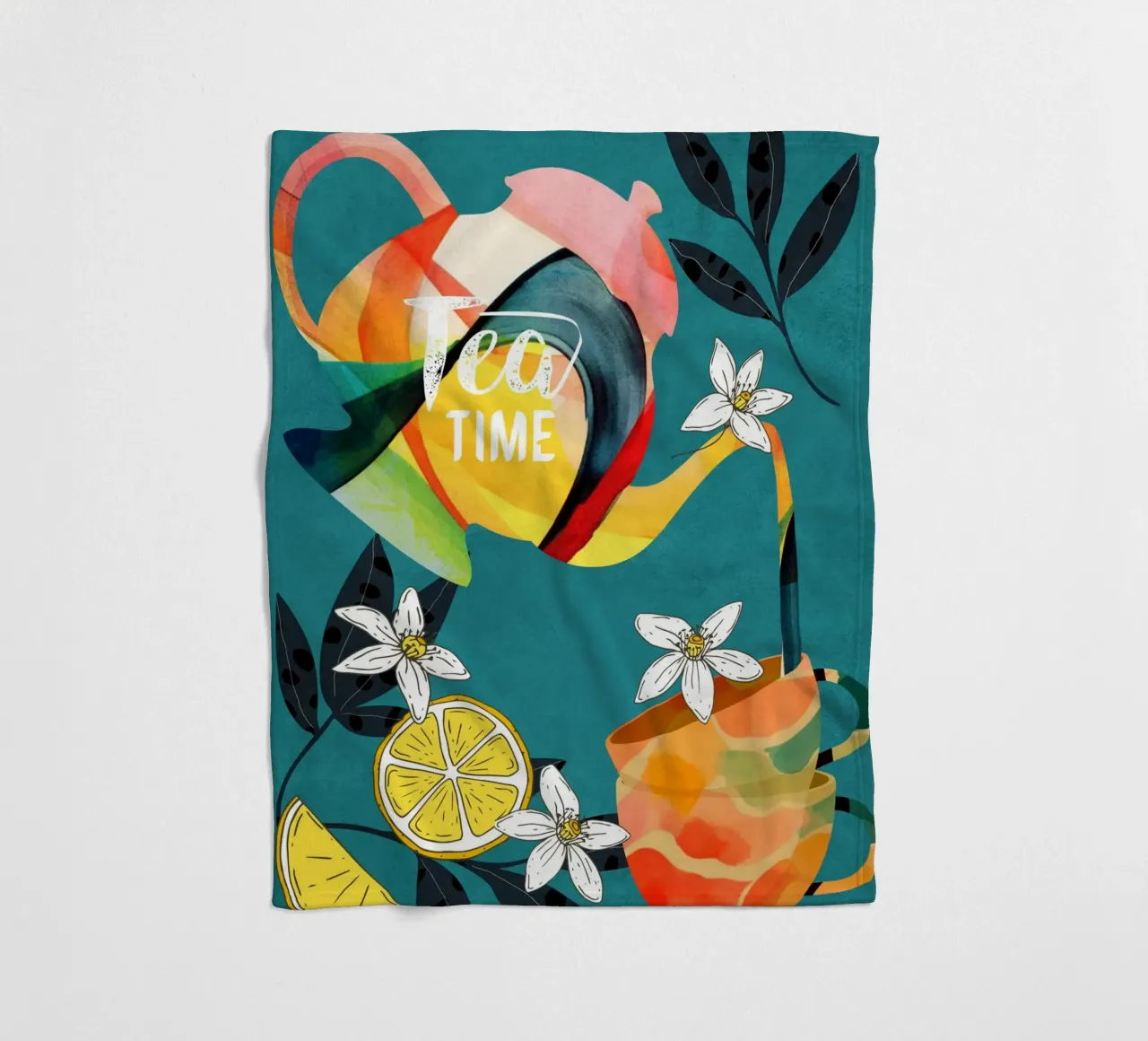 Tea Time coperta in pile da cityart