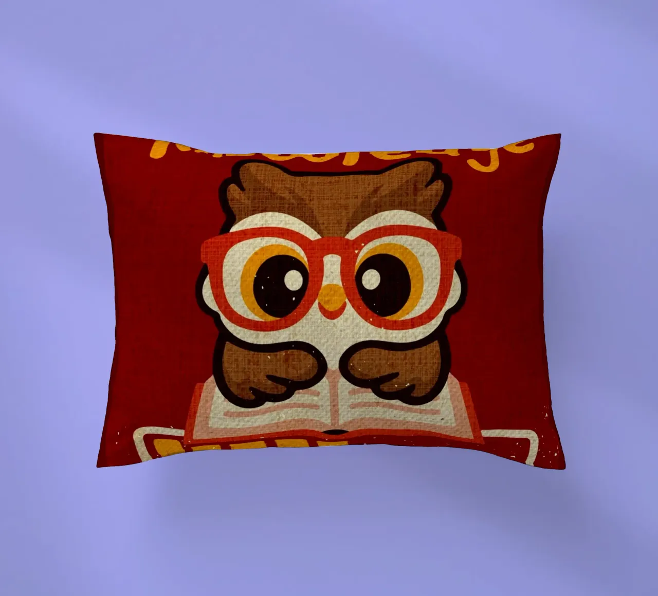 Installazione di knowledge owl cuscino da Andrew S Morrison