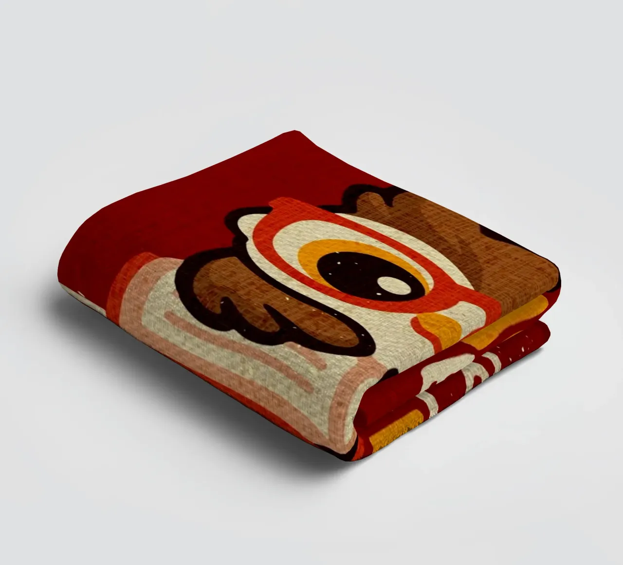 Installing knowledge owl towel by Andrew S Morrison