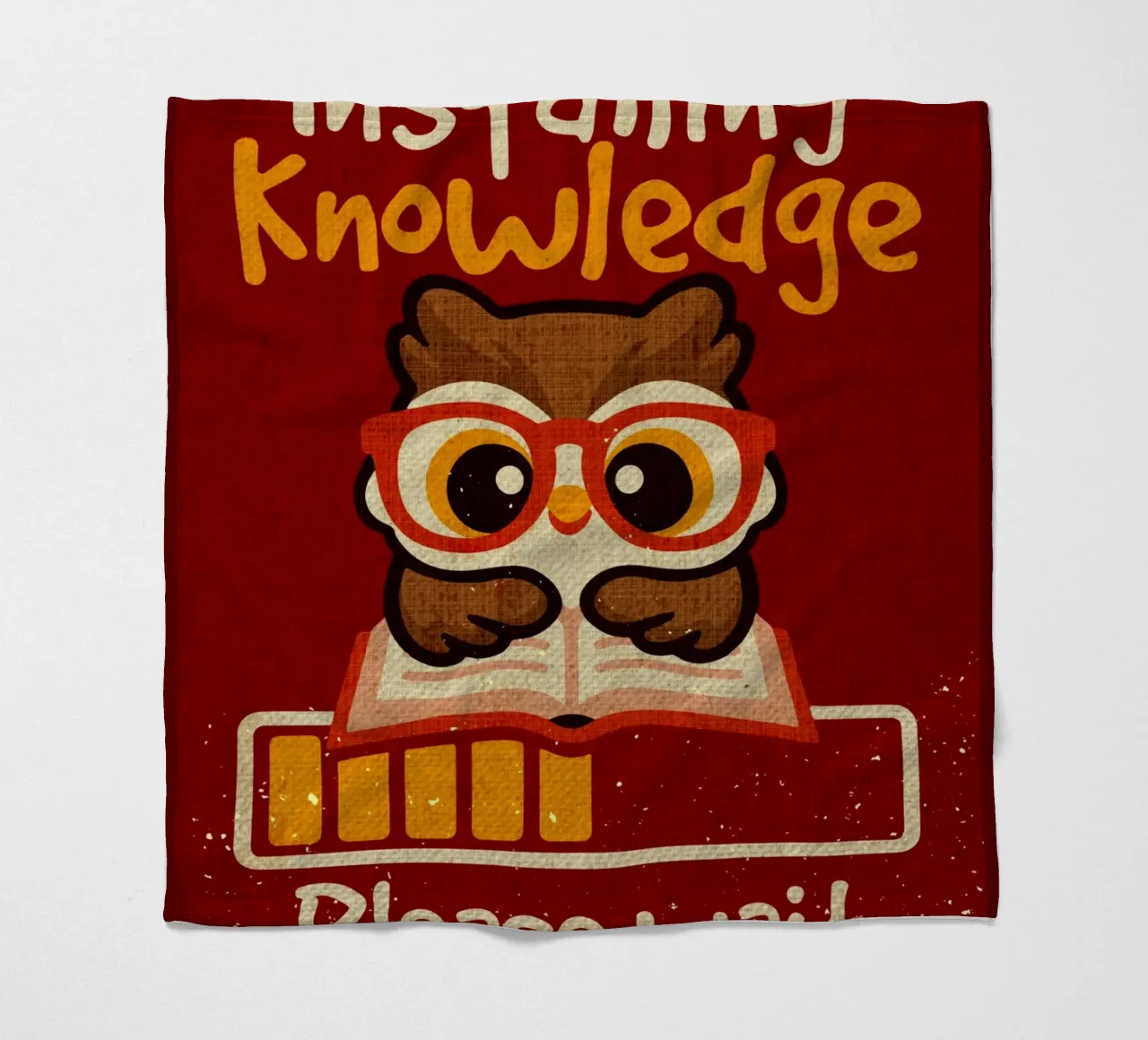 Installazione di knowledge owl coperta in pile da Andrew S Morrison