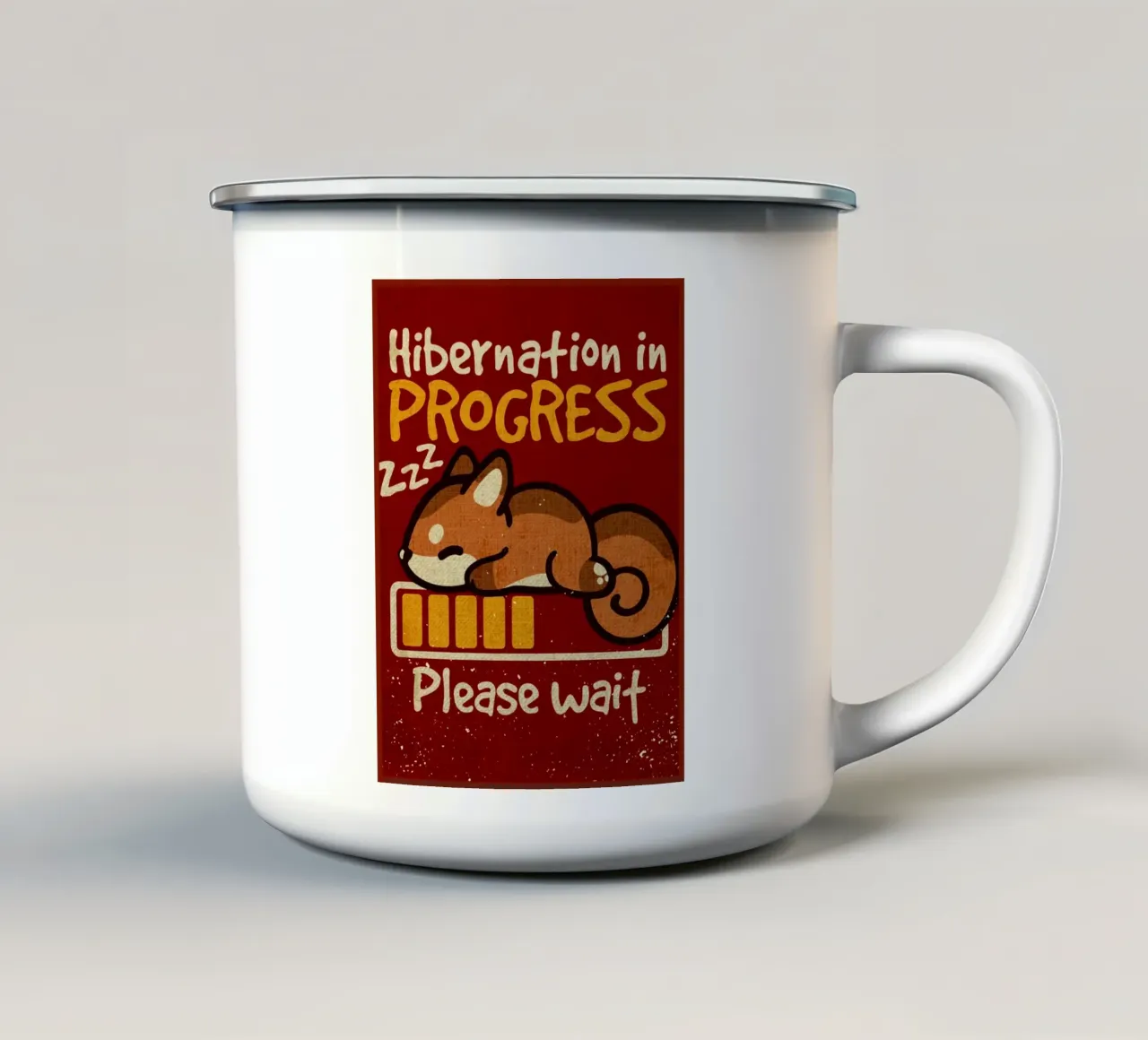 Motivazione del capibara tazza in smalto da Andrew S Morrison