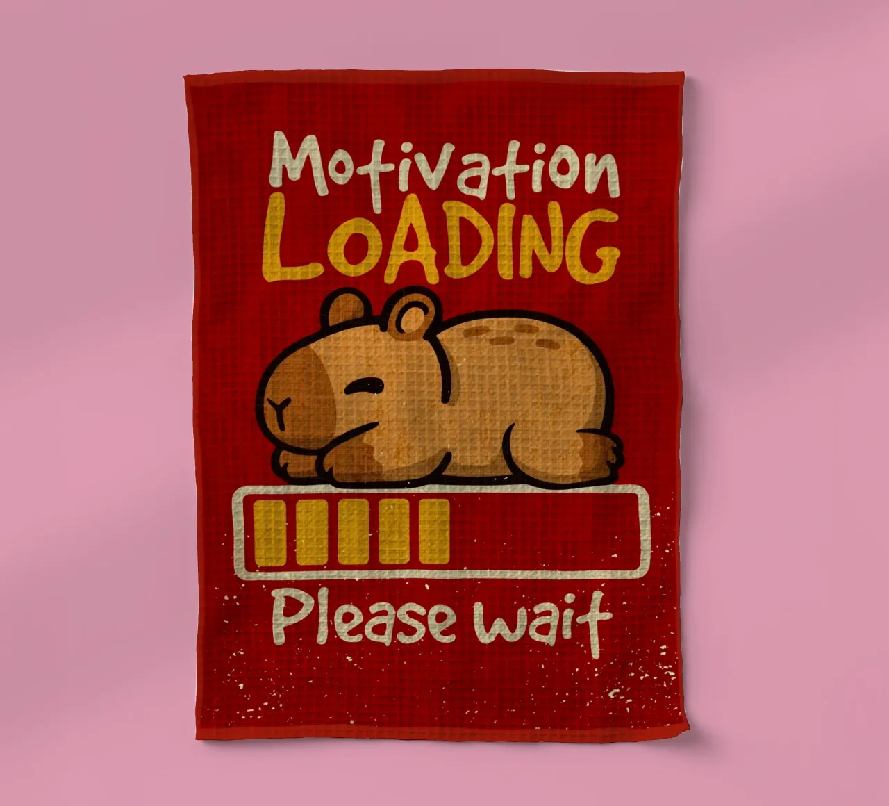 Motivation du capybara torchon de Andrew S Morrison