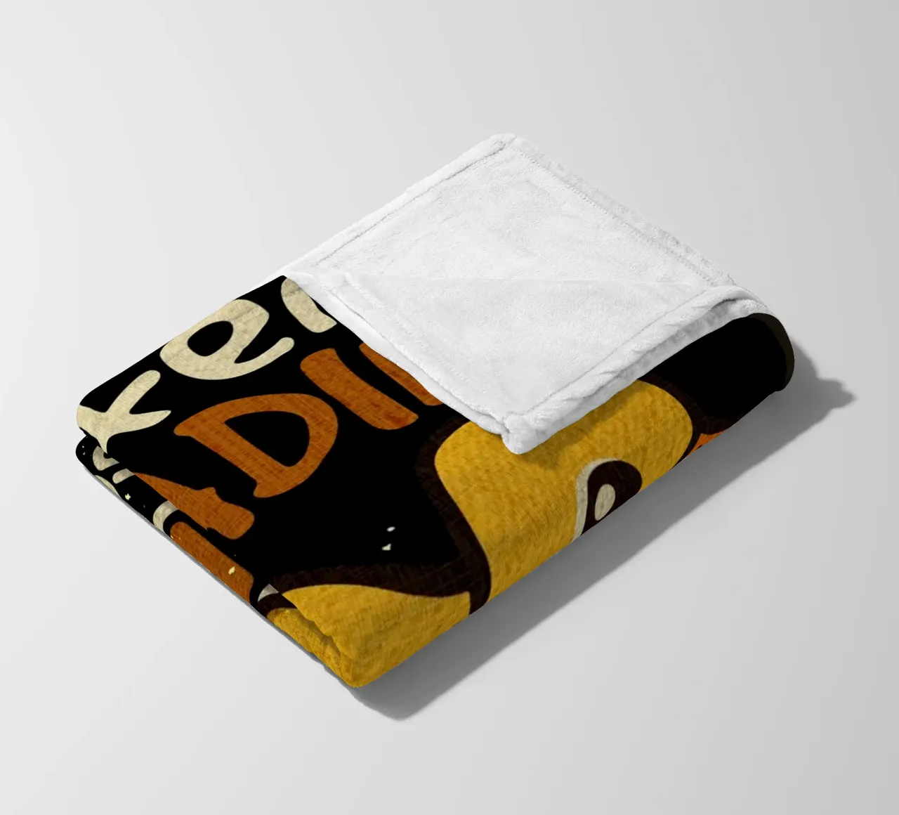 Caffeine loading duck fleece blanket by Andrew S Morrison