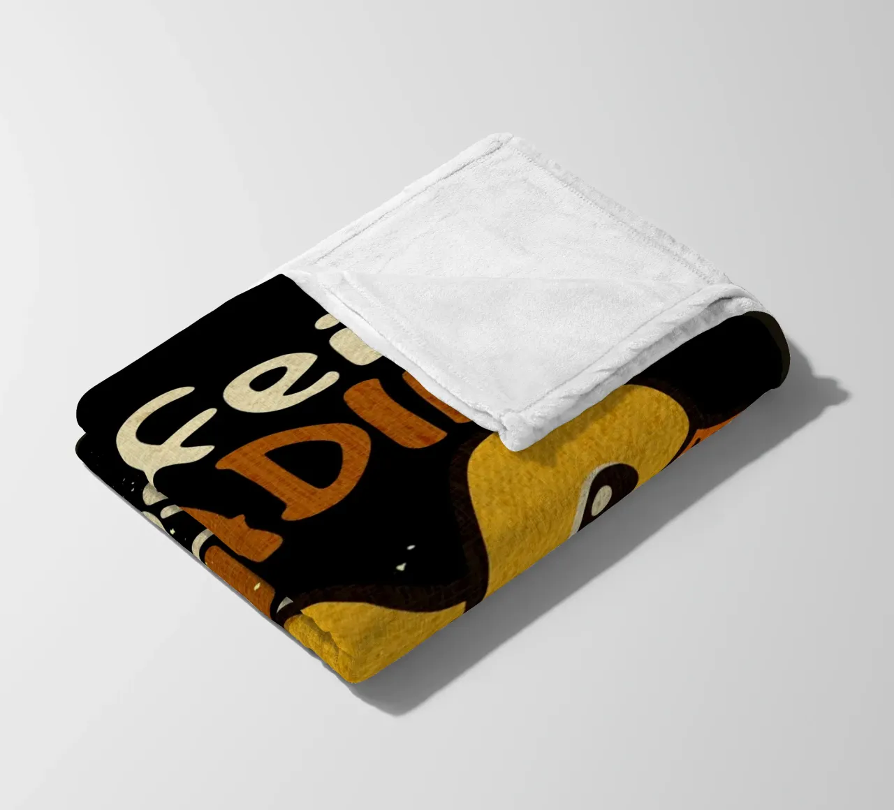 Caffeine loading duck fleece blanket by Andrew S Morrison