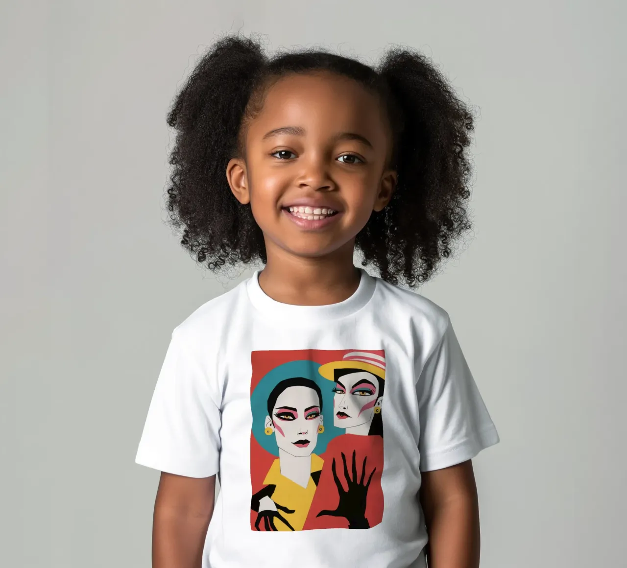 Noir Crimson Bond kids t-shirt by Dream Gesso